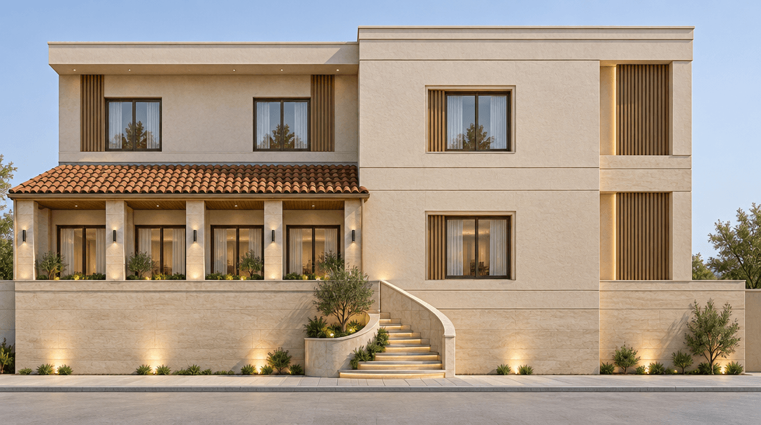 Facade design in Contemporary Facade style — Facade by GenRoom AI