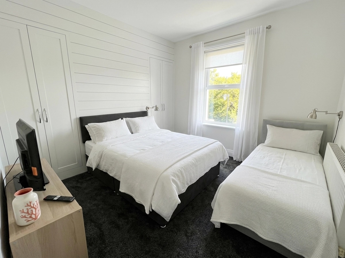 Coastal / Hamptons Bedroom design — interior photo by GenRoom AI