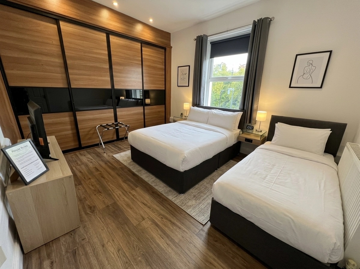 Contemporary Bedroom design — interior photo by GenRoom AI