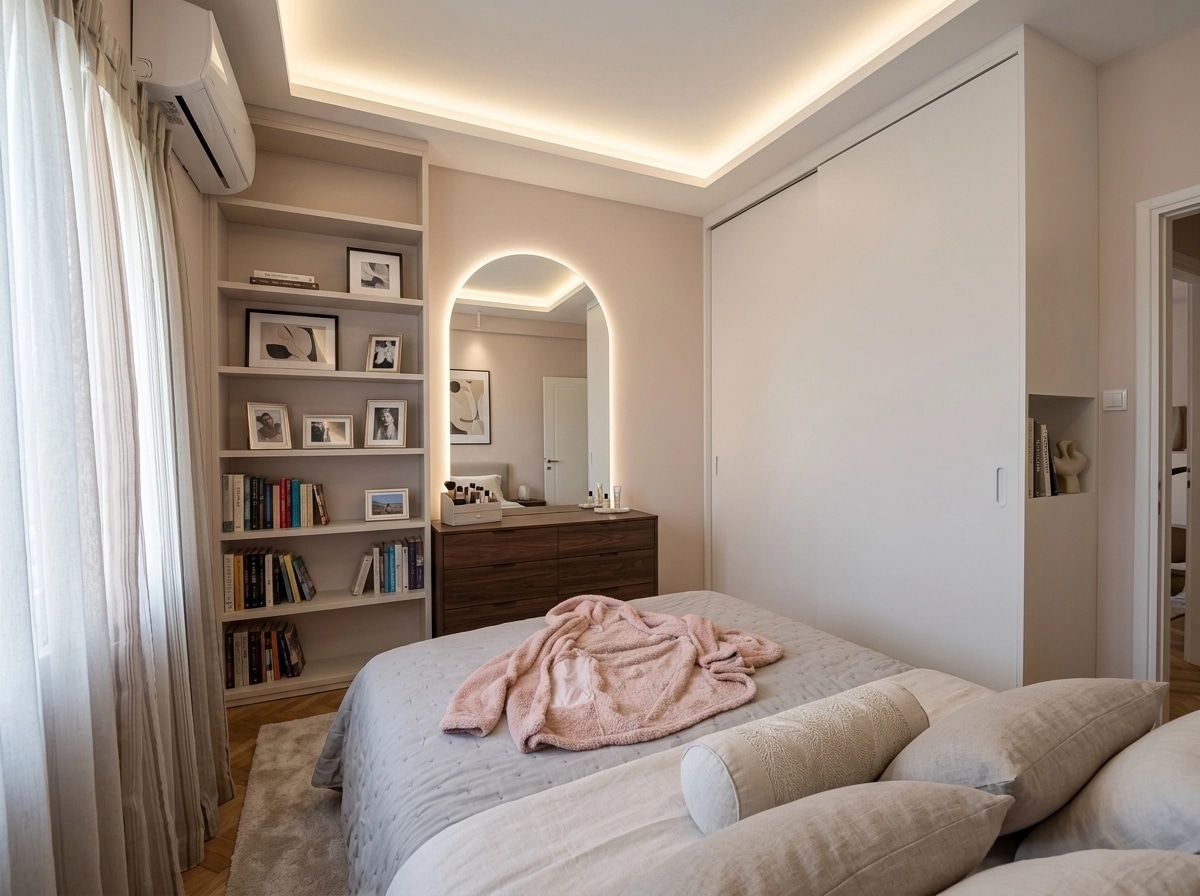 Contemporary Bedroom design — interior photo by GenRoom AI
