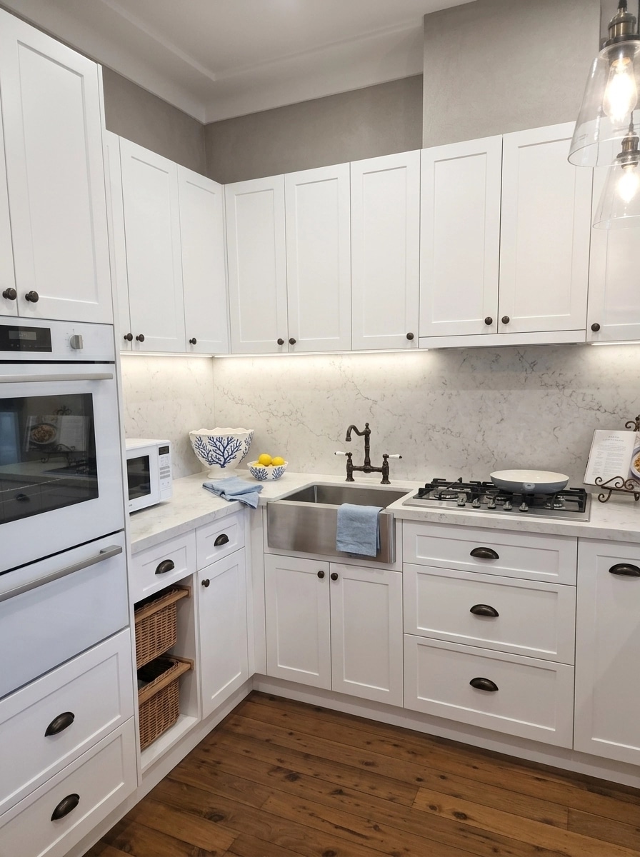 Design d'intérieur en style Coastal / Hamptons — Cuisine par GenRoom AI