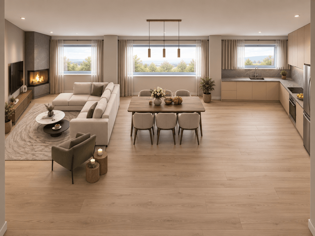 Interior design in Contemporary style — Living Room by GenRoom AI