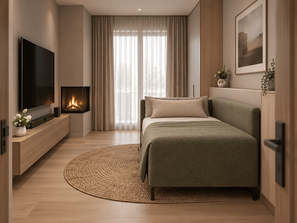 Interior design in Contemporary style — Bedroom by GenRoom AI