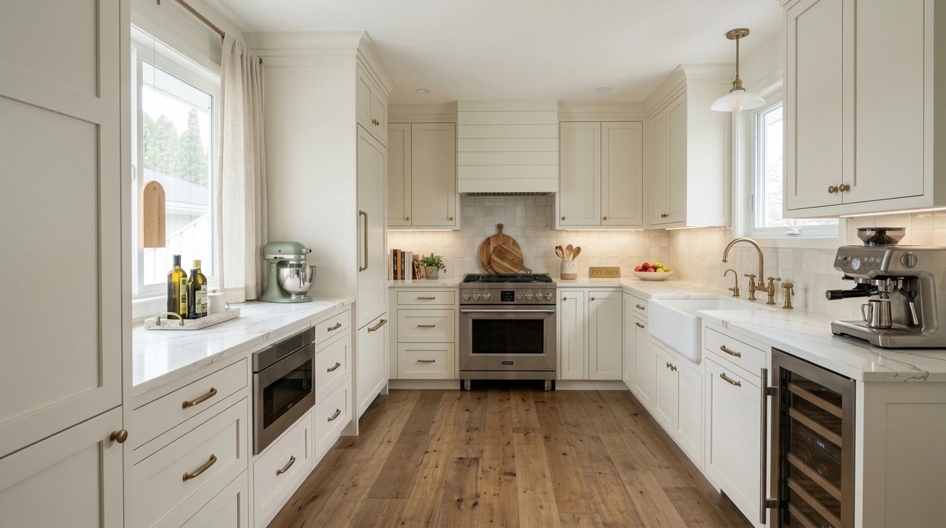 Modern Farmhouse Kitchen design — interior photo by GenRoom AI