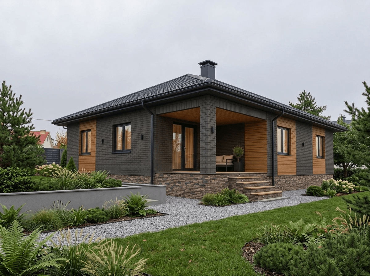 Facade design in Contemporary Facade style — Facade by GenRoom AI
