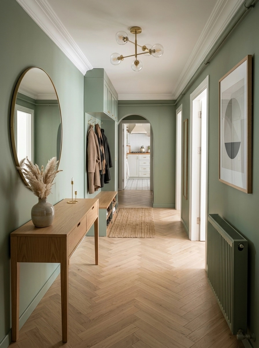 Interior design in Scandinavian style — Hallway by GenRoom AI