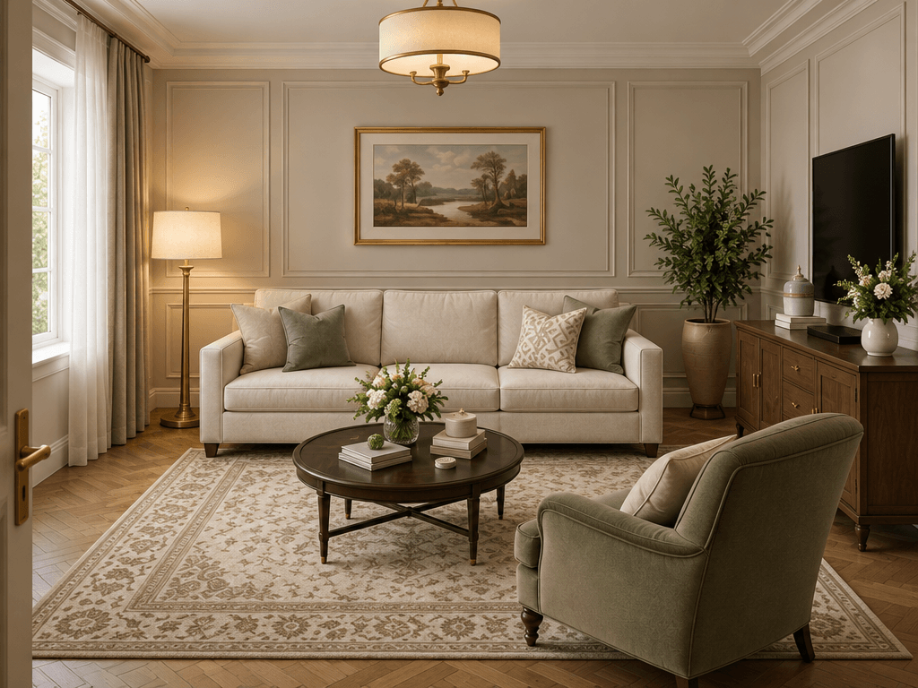 Diseño de interiores en estilo Classic — Salón por GenRoom AI