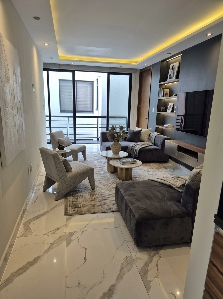 Interior design in Contemporary style — Living Room by GenRoom AI