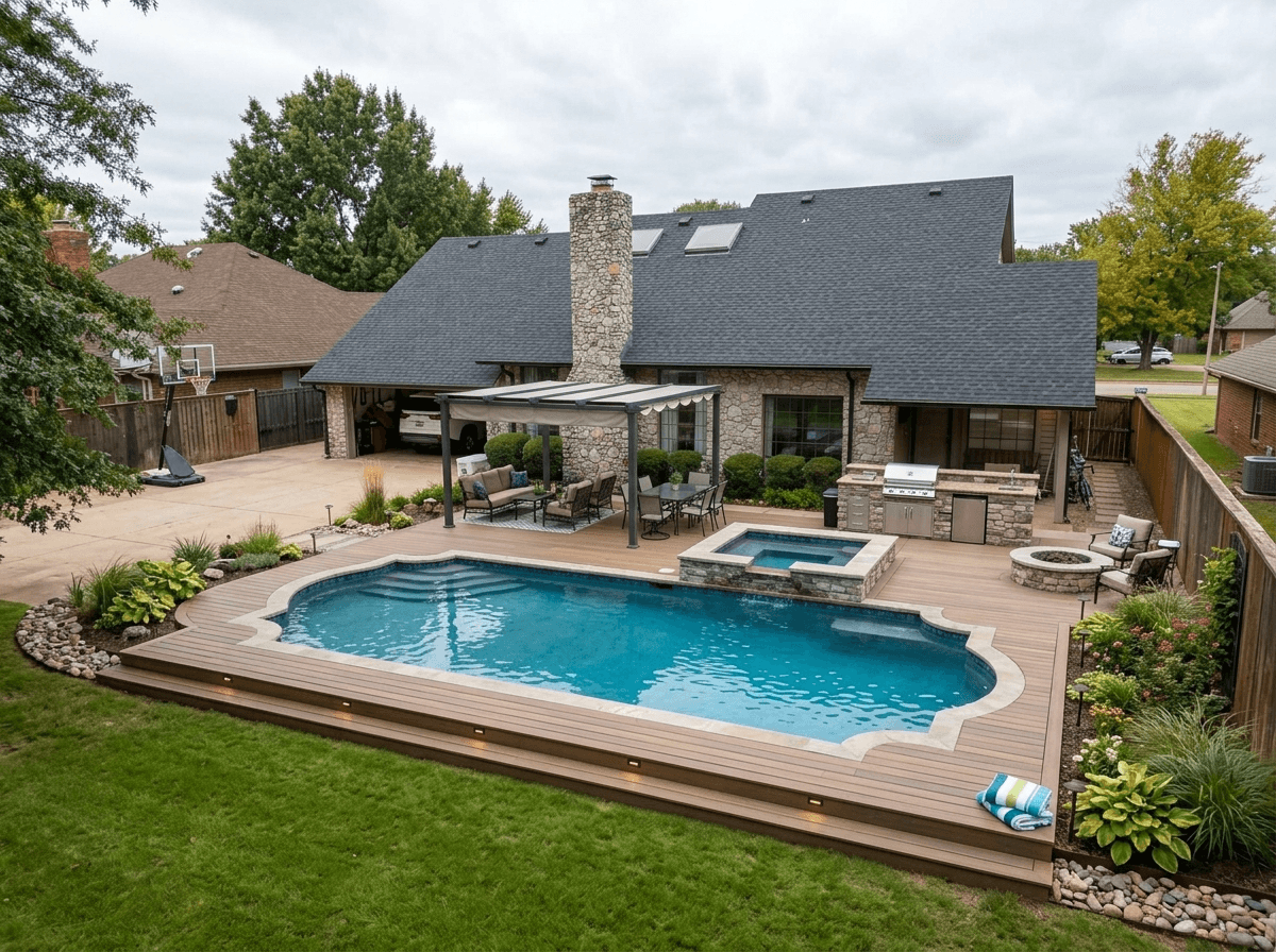 Yard design in no_style style — photo by GenRoom AI