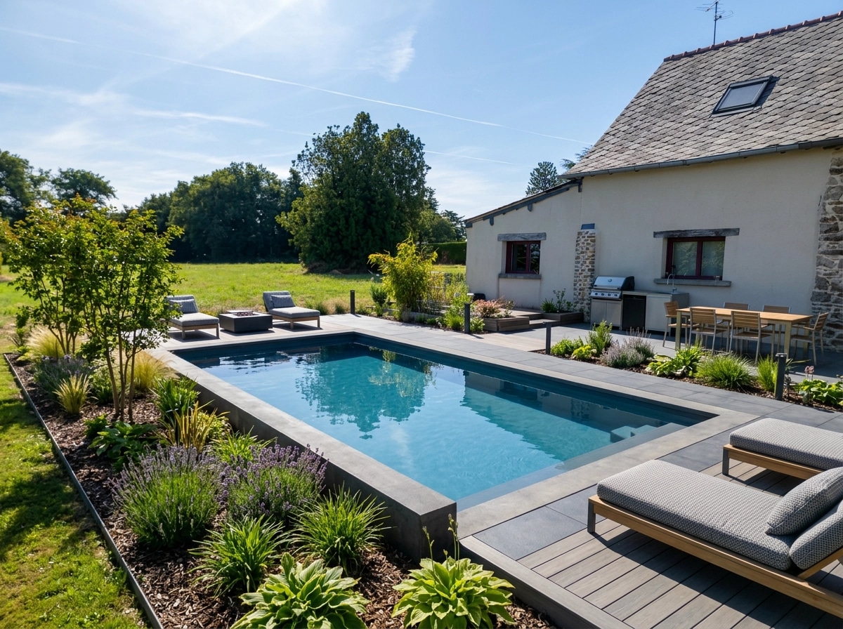 Landscape design in Contemporary Yard style — Yard by GenRoom AI