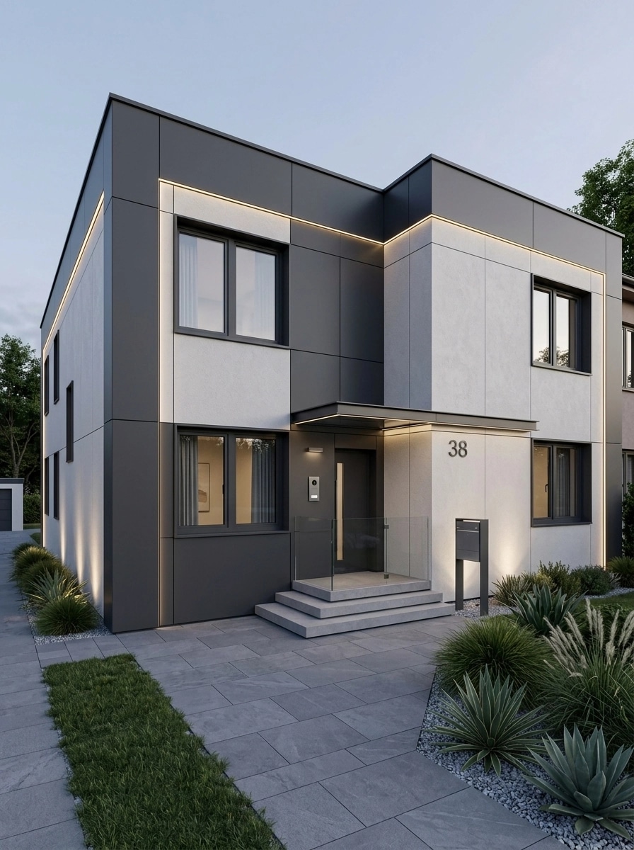 Minimalist Facade Facade design — facade photo by GenRoom AI