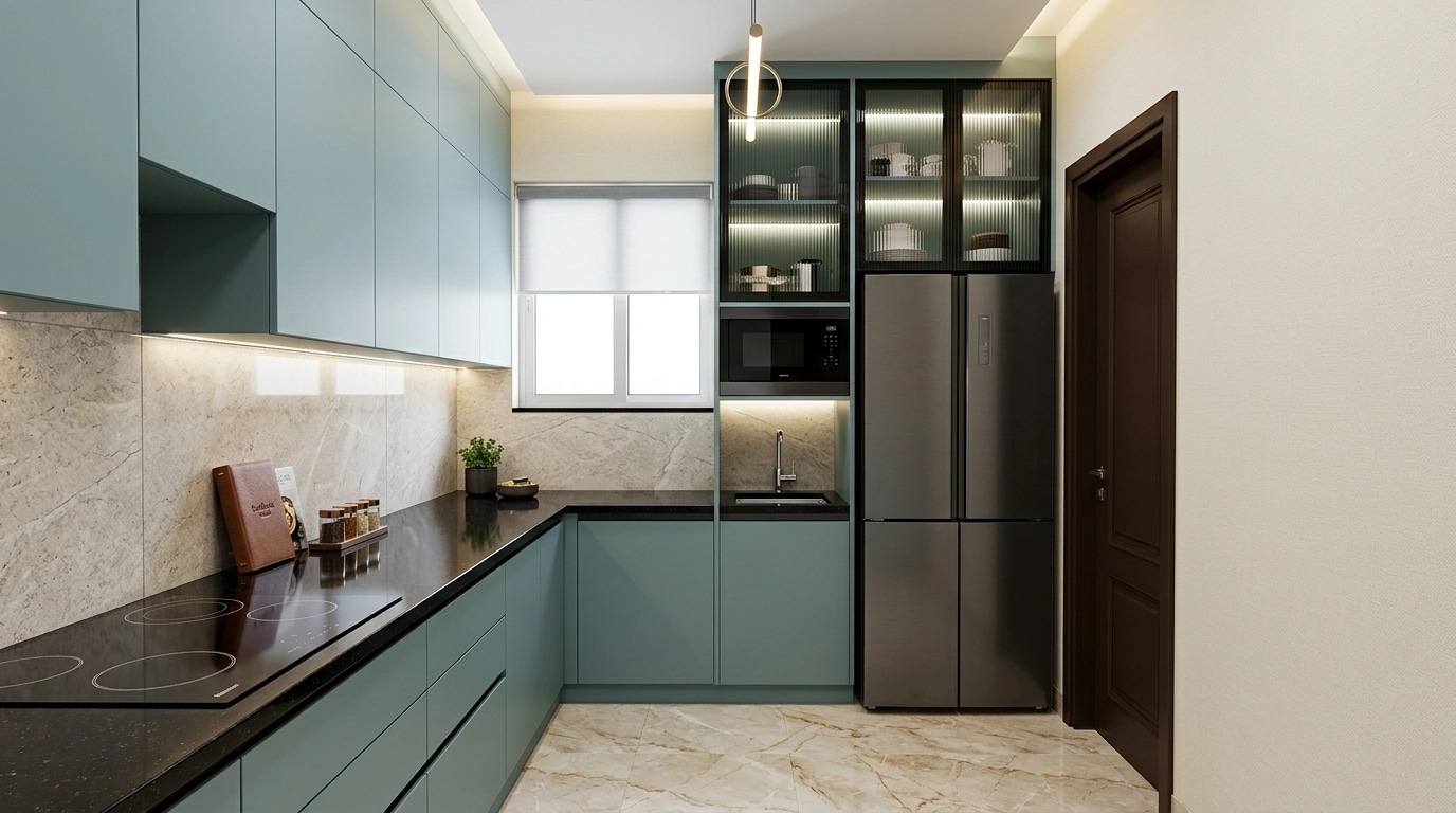 Kitchen interior in Contemporary style — photo by GenRoom AI