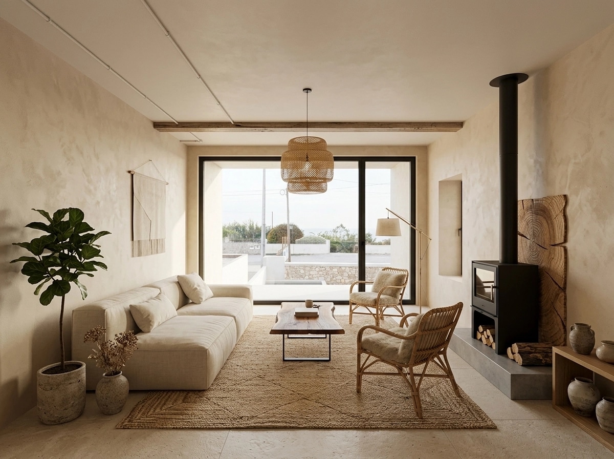 Minimalism Living Room design — interior photo by GenRoom AI