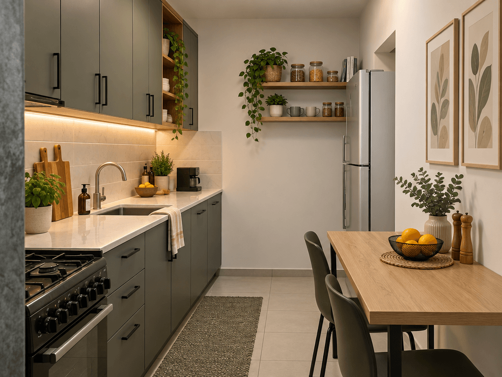 Interior design in Contemporary style — Kitchen by GenRoom AI