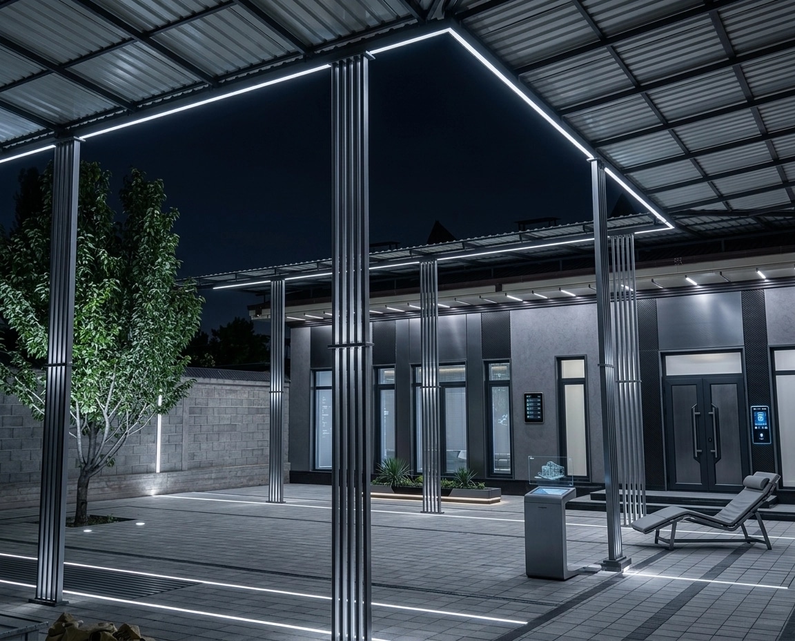 Hi-Tech Facade Façade design — facade photo by GenRoom AI