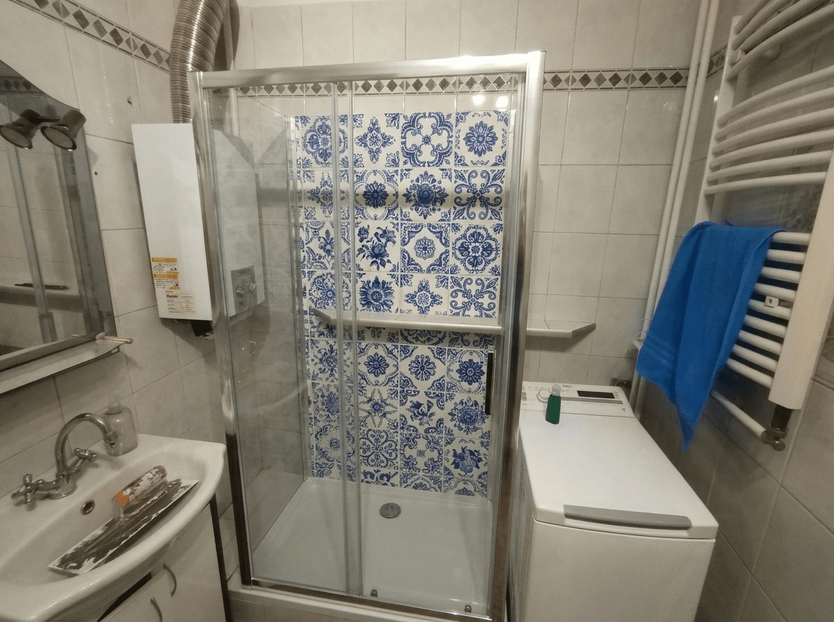 Bathroom interior in no_style style — photo by GenRoom AI