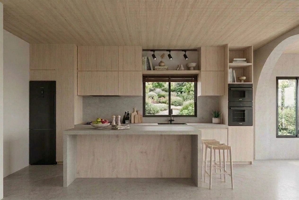 Scandinavian Kitchen design — interior photo by GenRoom AI