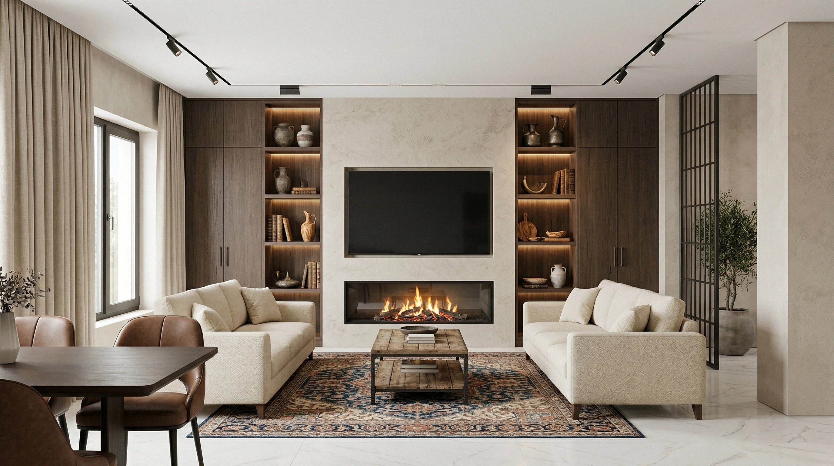 Interior design in Mediterranean style — Living Room by GenRoom AI
