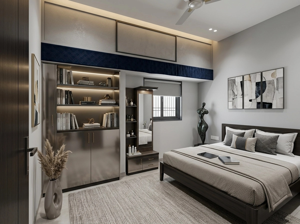 Interior design in Contemporary style — Bedroom by GenRoom AI