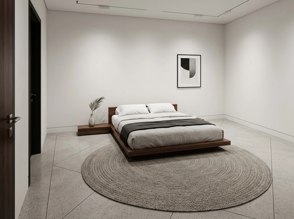 Minimalism Bedroom design — interior photo by GenRoom AI
