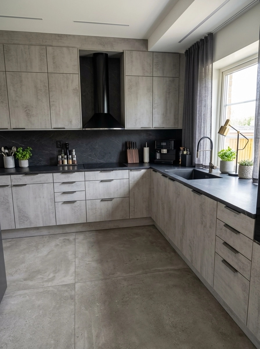 Kitchen interior in Contemporary style — photo by GenRoom AI