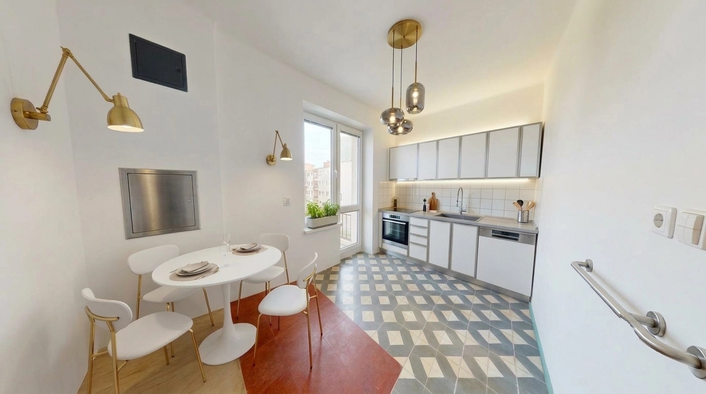 Interior design in Contemporary style — Kitchen by GenRoom AI