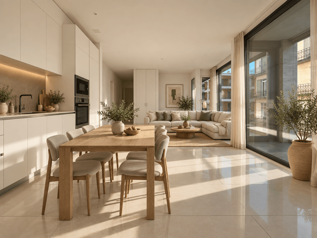 Scandinavian Kitchen design — interior photo by GenRoom AI