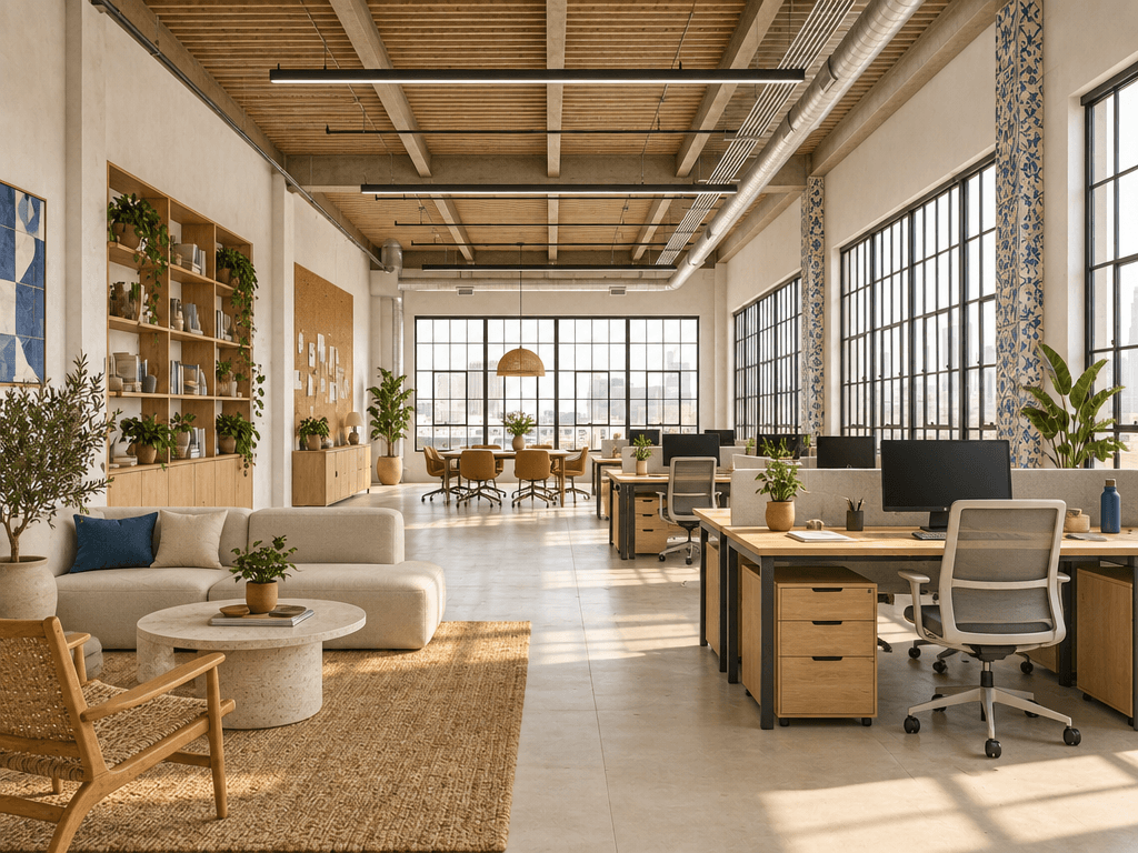 Design d'intérieur en style Portuguese Modern — office_space par GenRoom AI