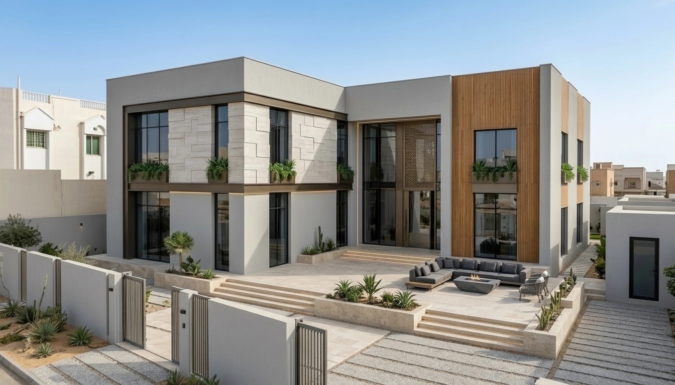 Contemporary Facade Facade design — facade photo by GenRoom AI