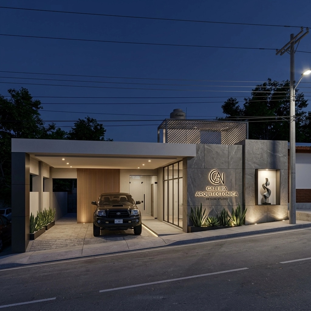 Contemporary Facade Facade design — facade photo by GenRoom AI