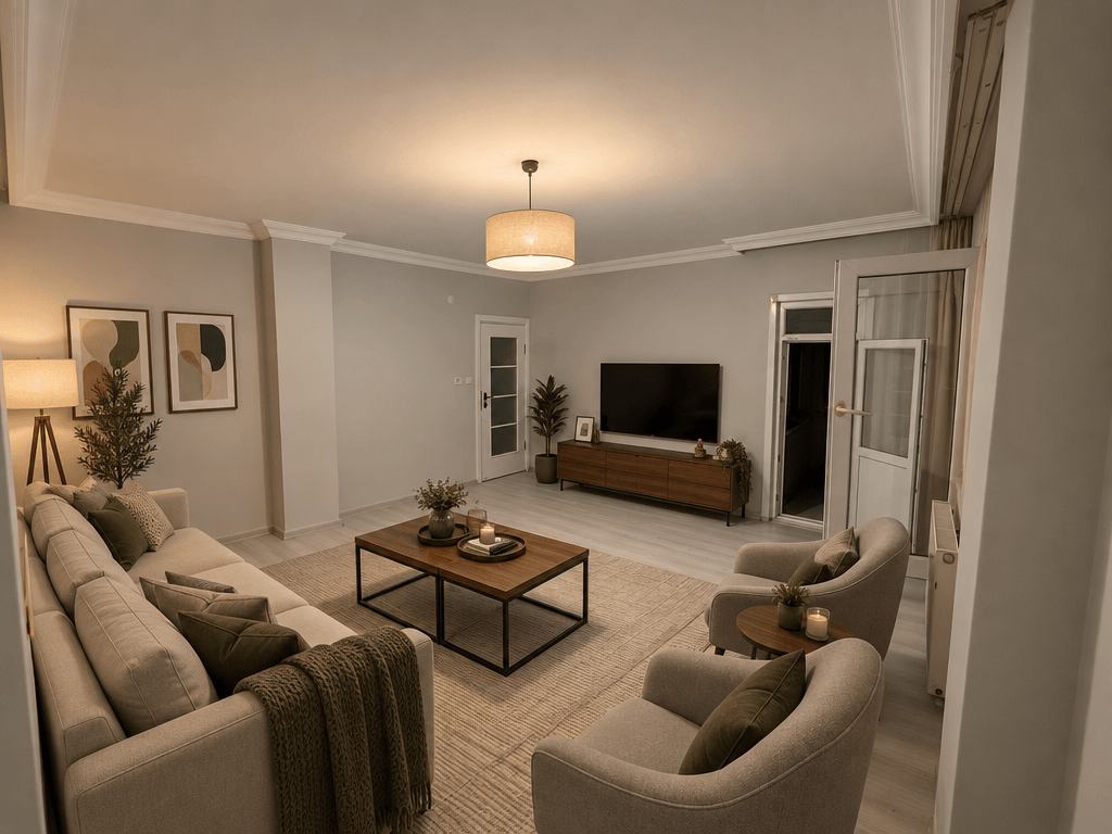 Interior design in Contemporary style — Living Room by GenRoom AI