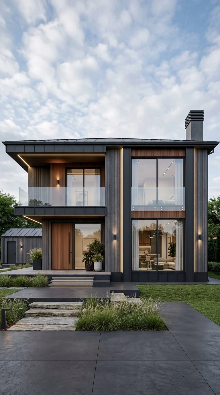 Facade design in Barnhouse Facade style — Facade by GenRoom AI