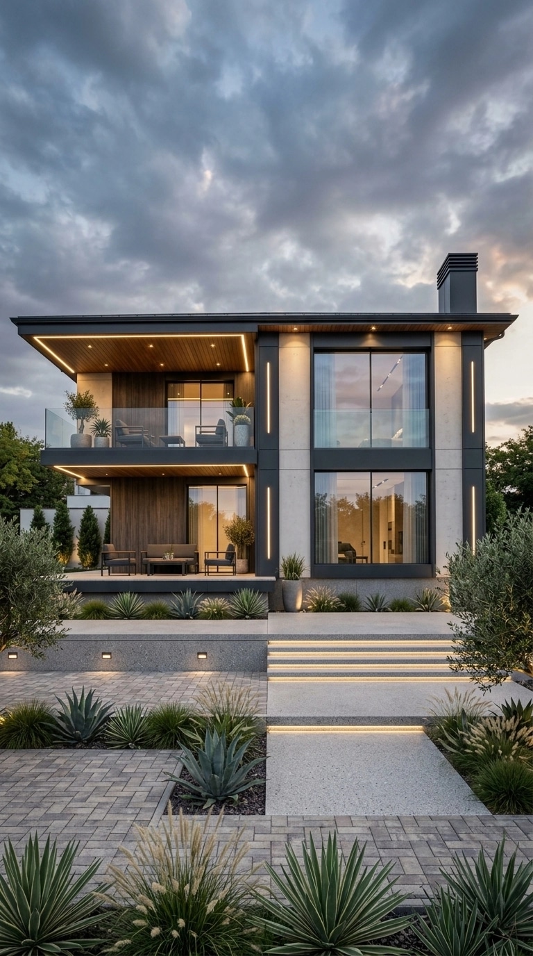 Contemporary Facade Facade design — facade photo by GenRoom AI