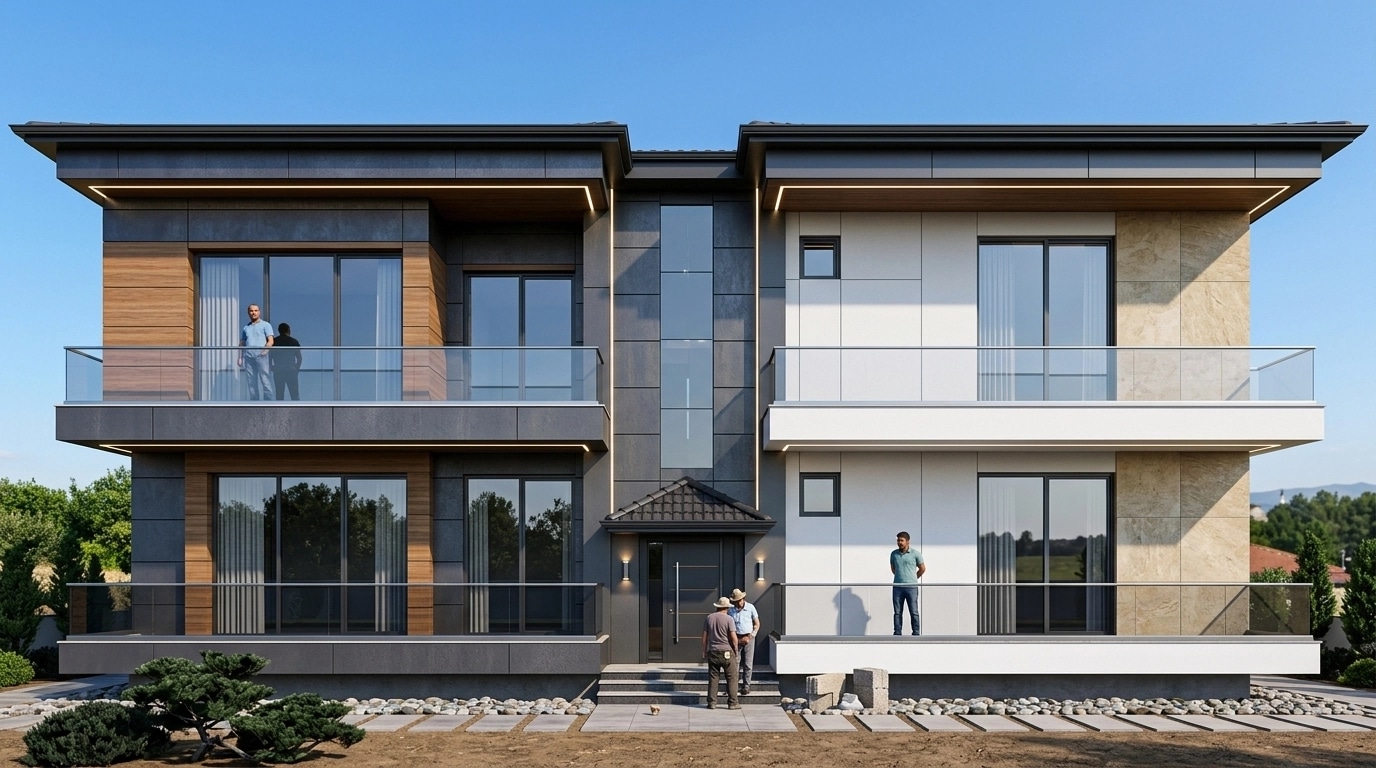 Facade design in Contemporary Facade style — Facade by GenRoom AI