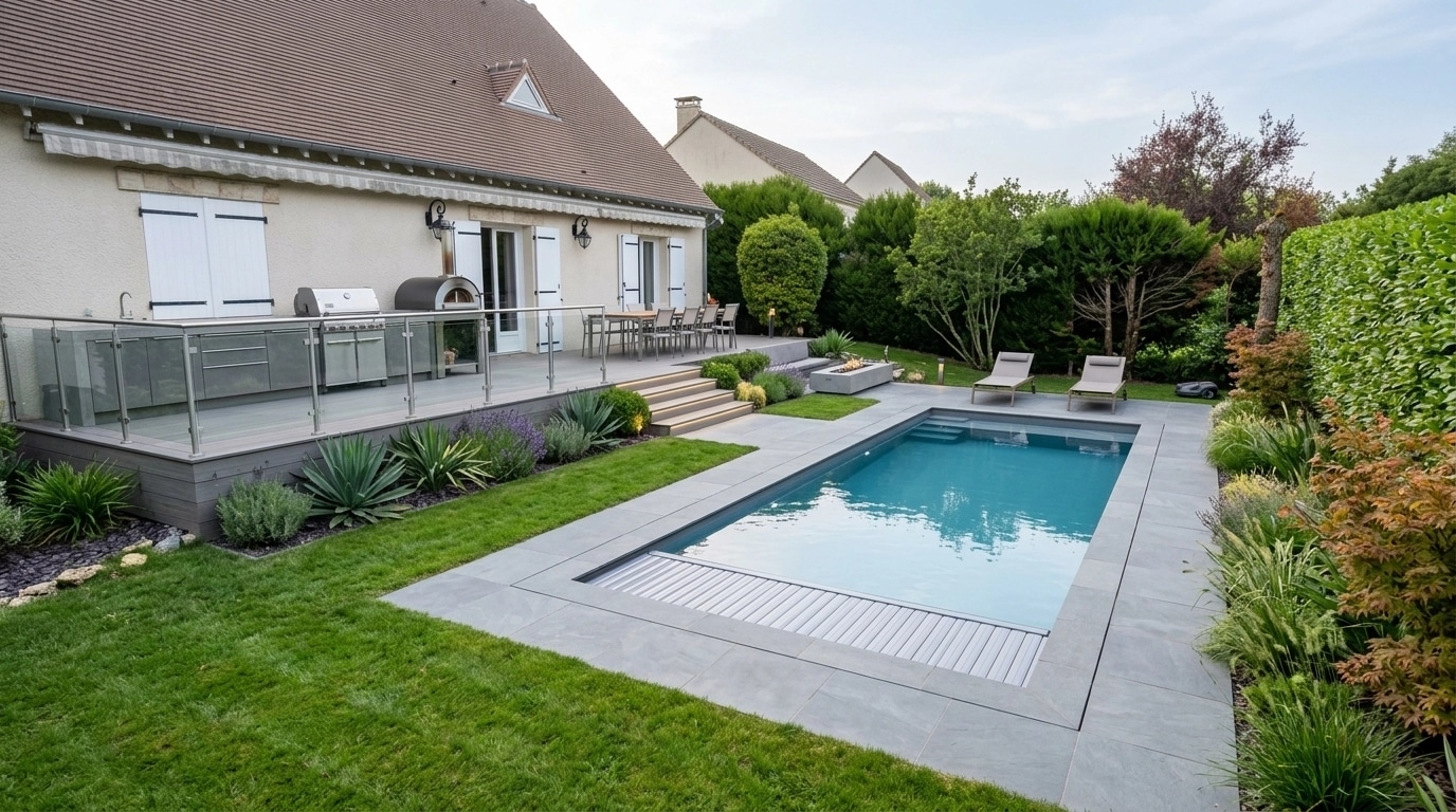Contemporary Yard Yard design — yard photo by GenRoom AI