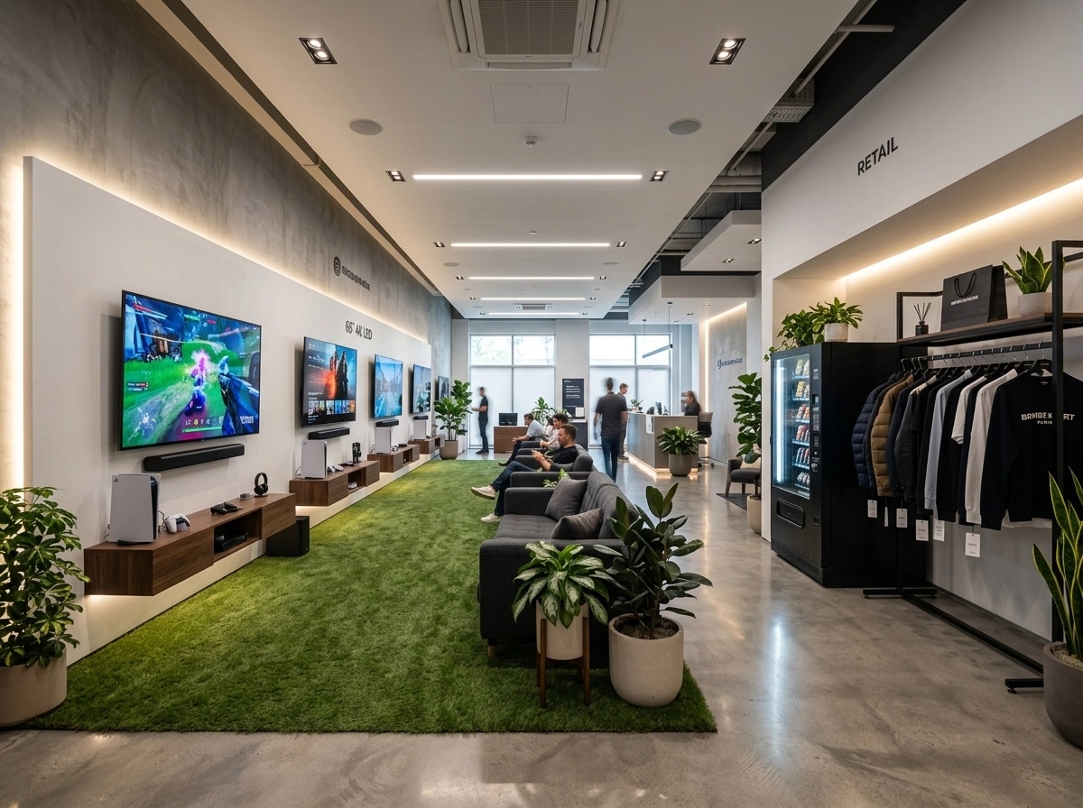Interior design in Minimalism style — showroom by GenRoom AI