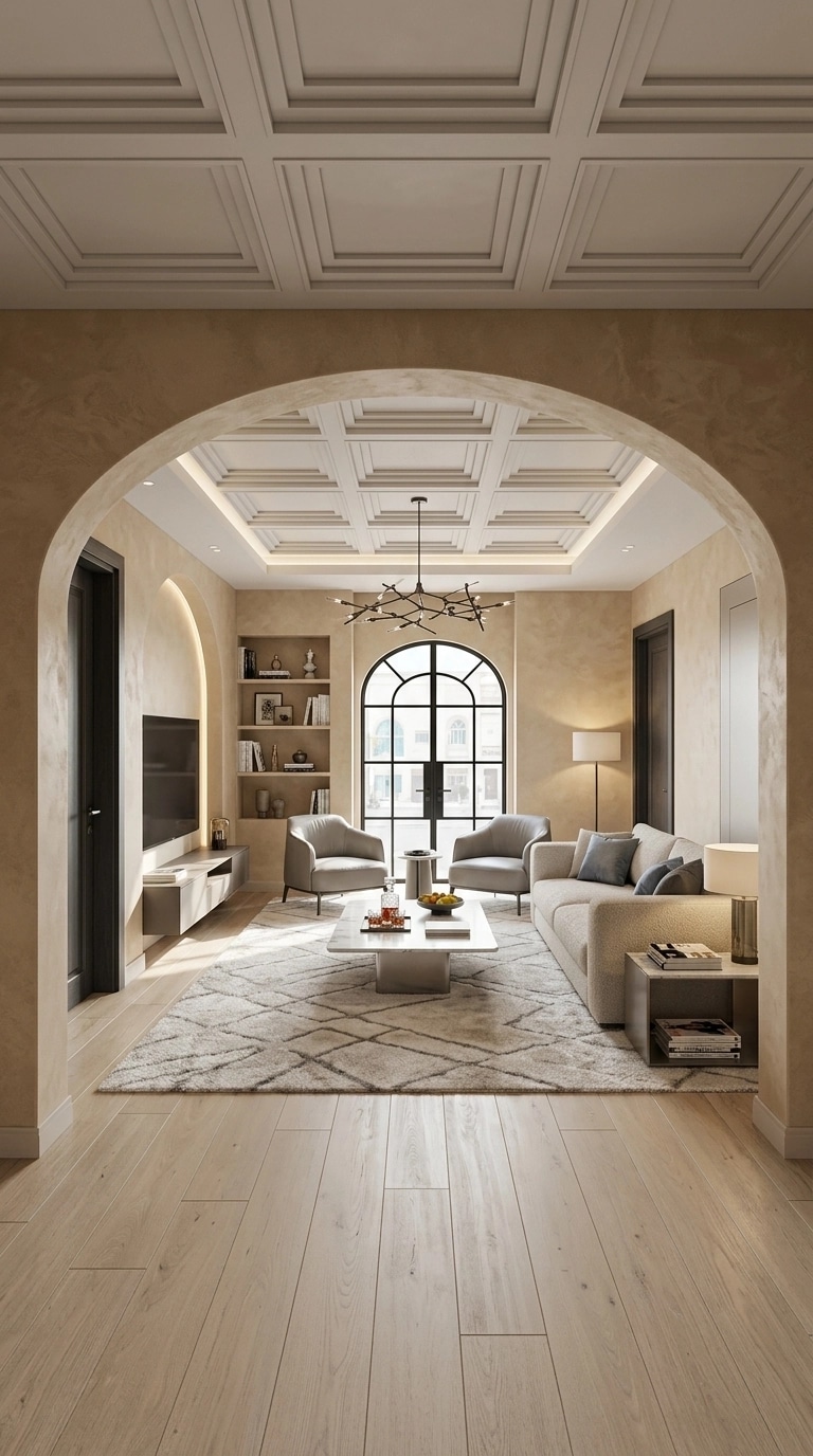 Interior design in Contemporary style — Living Room by GenRoom AI