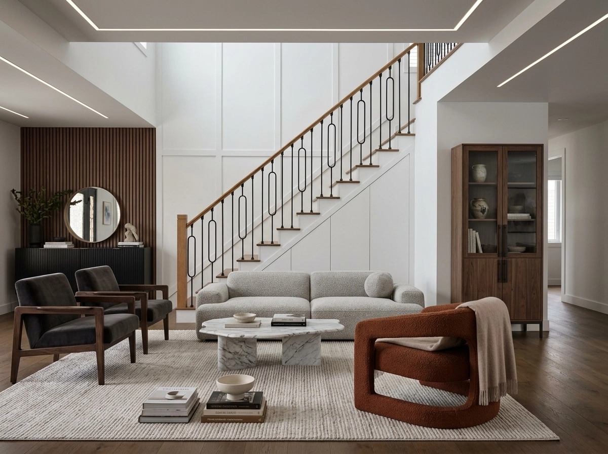 Interior design in Contemporary style — Living Room by GenRoom AI