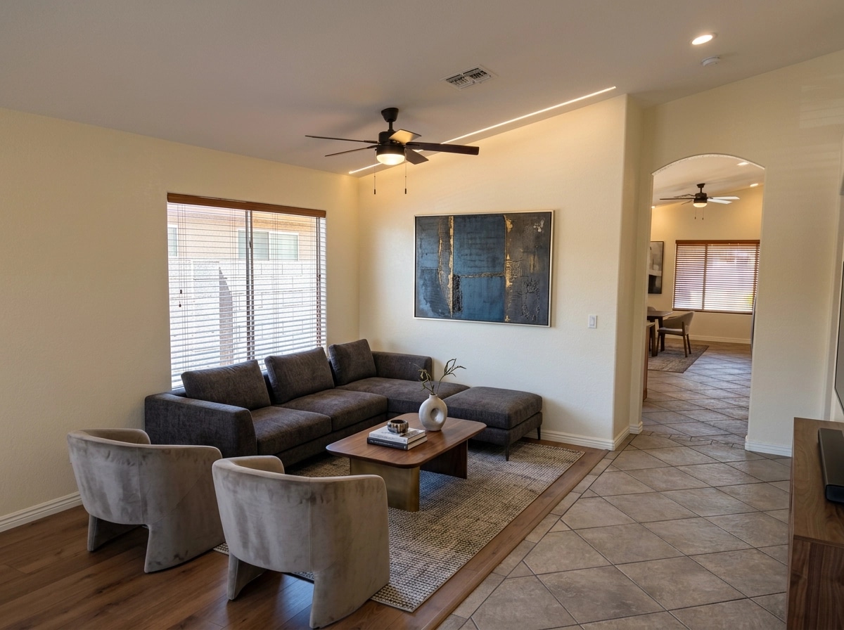 Interior design in Contemporary style — Living Room by GenRoom AI