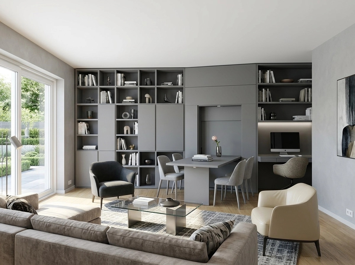 Interior design in Contemporary style — Living Room by GenRoom AI