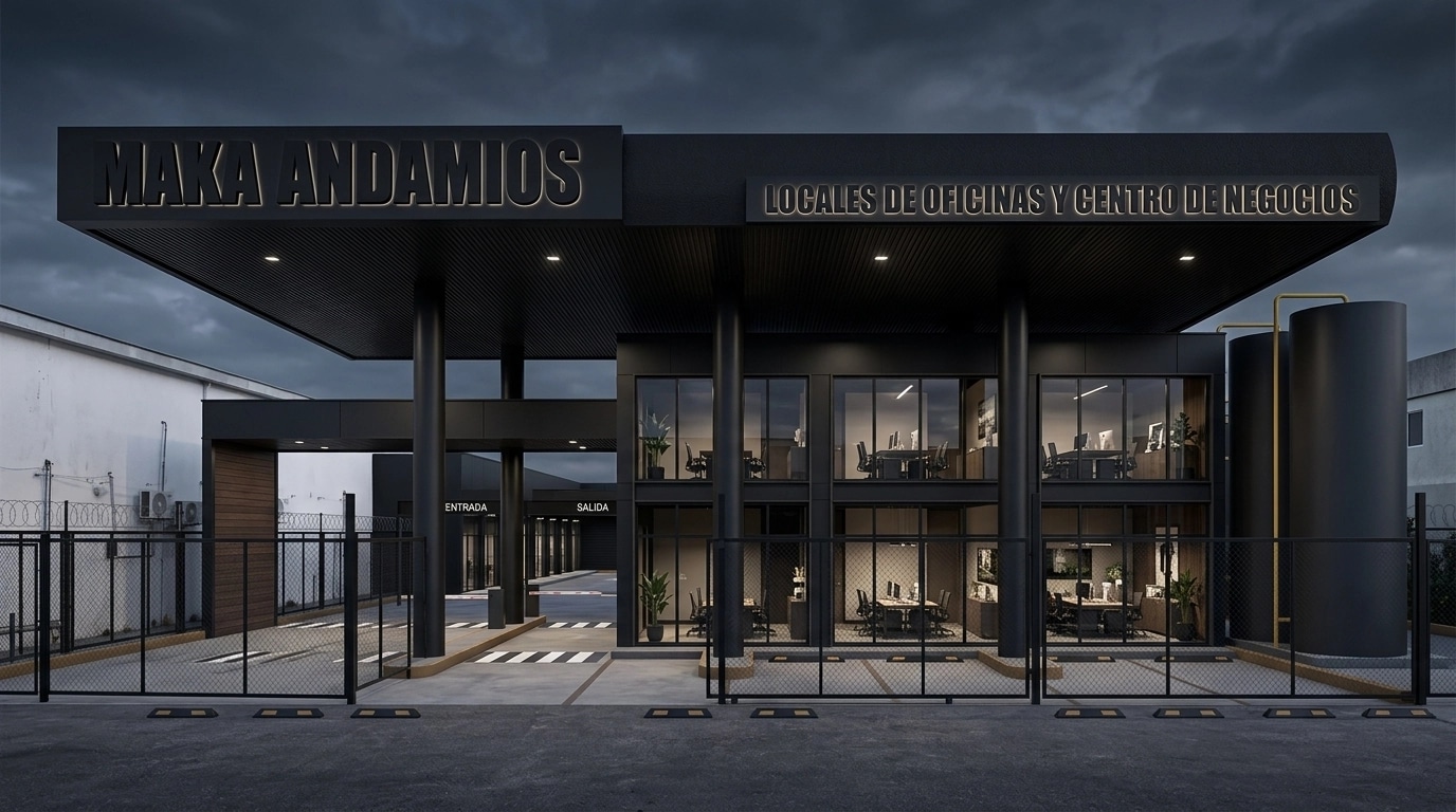 Facade design in Blacktec Facade style — Facade by GenRoom AI