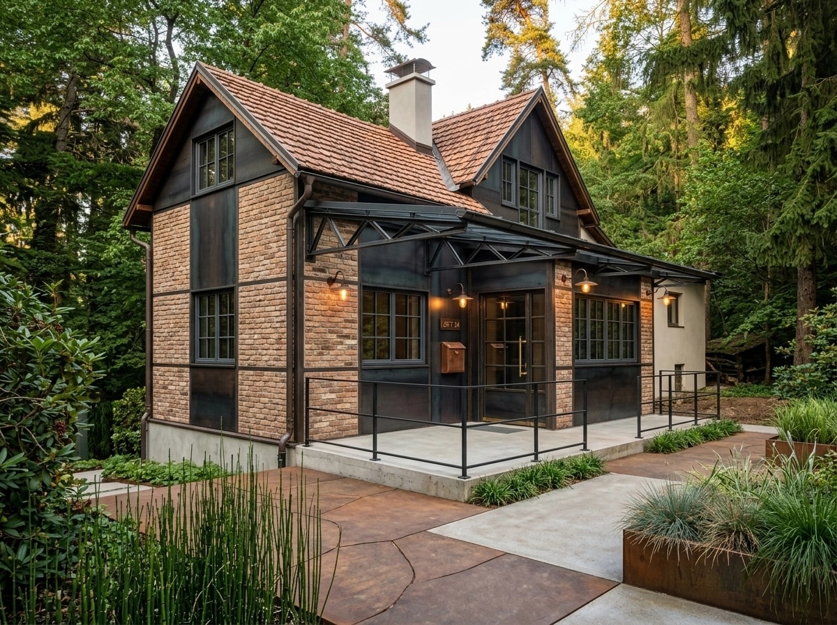 Facade design in Loft Facade style — Facade by GenRoom AI