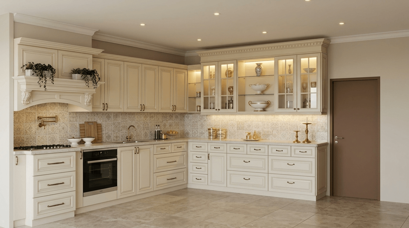 Kitchen interior in no_style style — photo by GenRoom AI