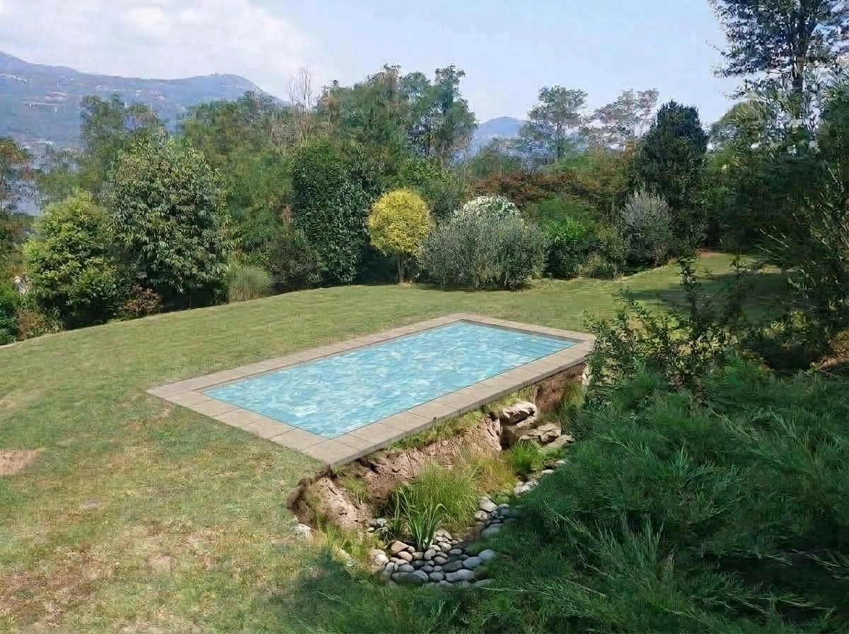 Yard design in no_style style — photo by GenRoom AI