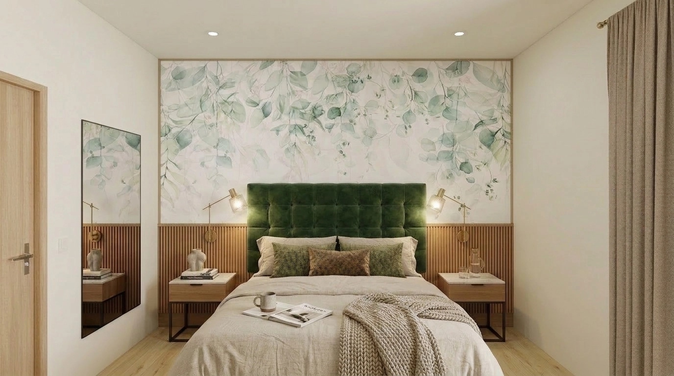 Contemporary Bedroom design — interior photo by GenRoom AI