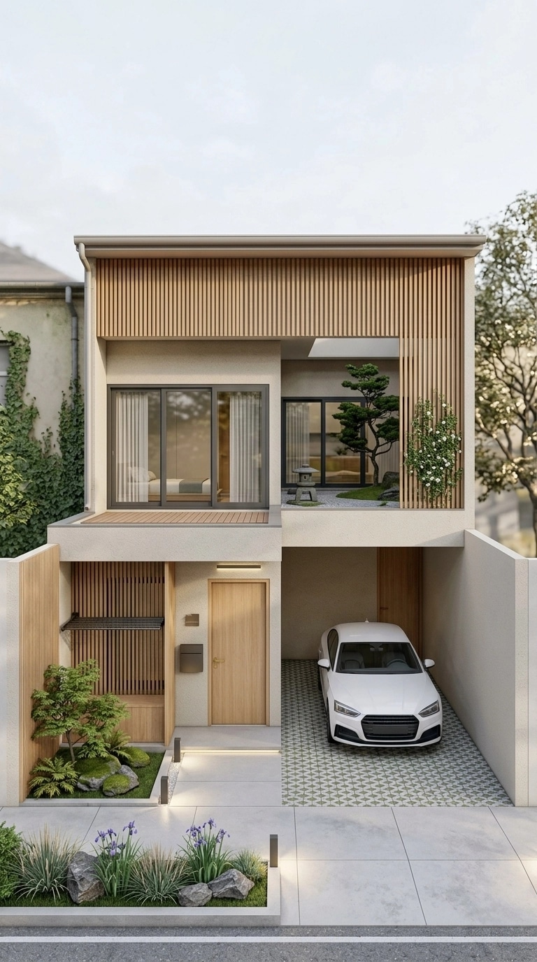 Scandinavian Facade Facade design — facade photo by GenRoom AI