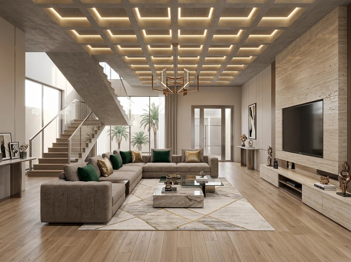 Interior design in Contemporary style — Living Room by GenRoom AI