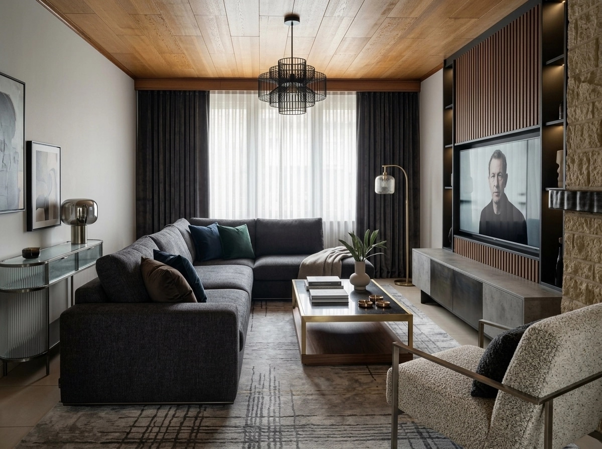 Interior design in Contemporary style — Living Room by GenRoom AI