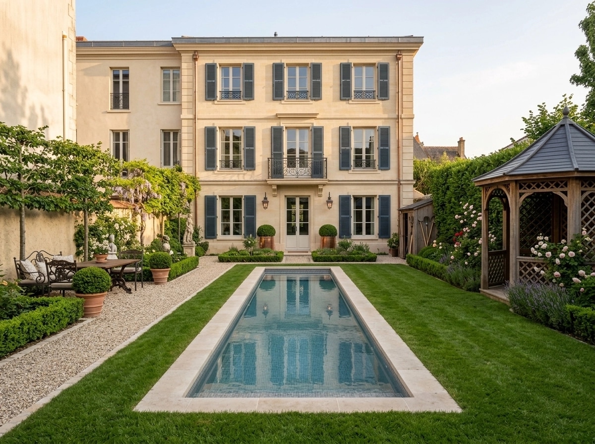 French Provincial Facade Facade design — facade photo by GenRoom AI