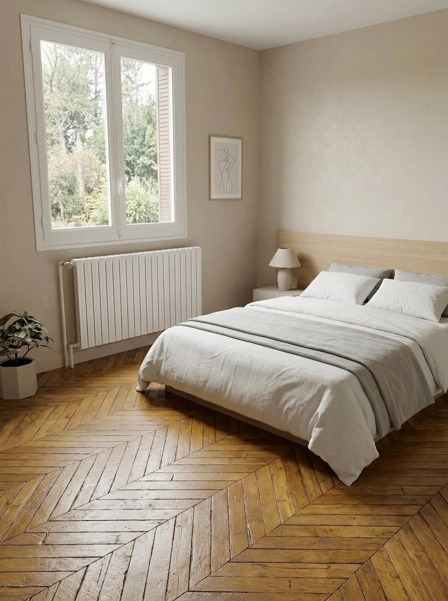 Minimalism Bedroom design — interior photo by GenRoom AI